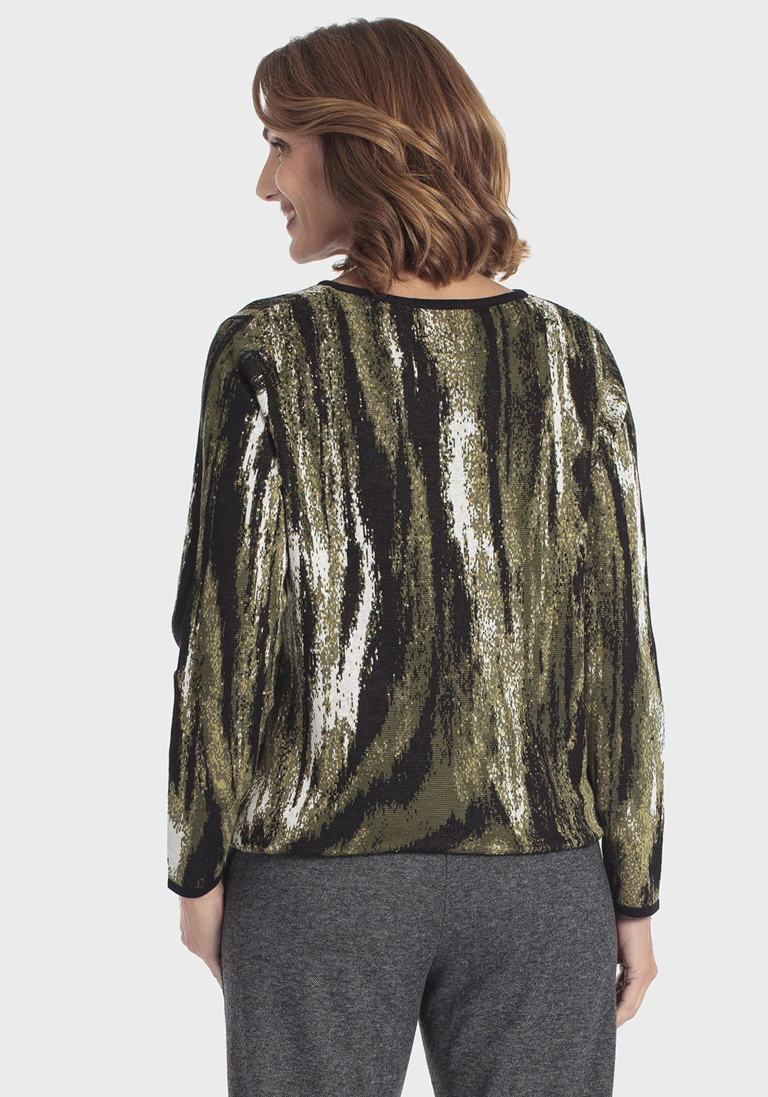 Rhinestone Fantasy Sweater - Green
