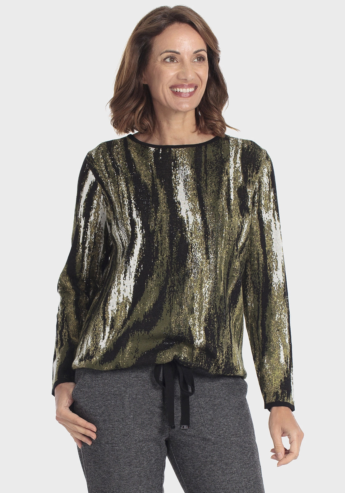Rhinestone Fantasy Sweater - Green
