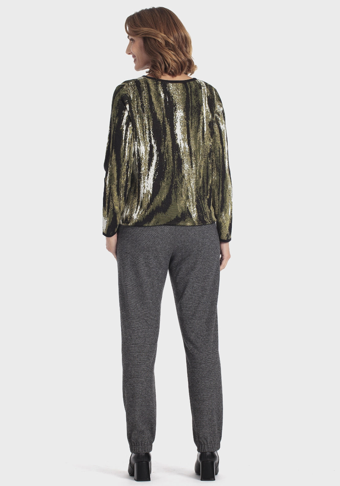 Rhinestone Fantasy Sweater - Green