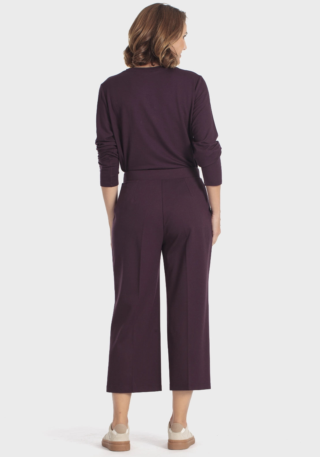 Ponte Di Roma Culotte Trousers - Purple Mulberry