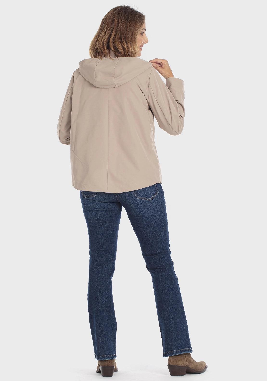 Parka And Vest - Beige