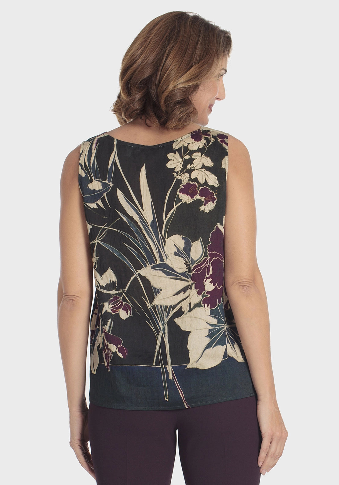 Printed Top - Beige