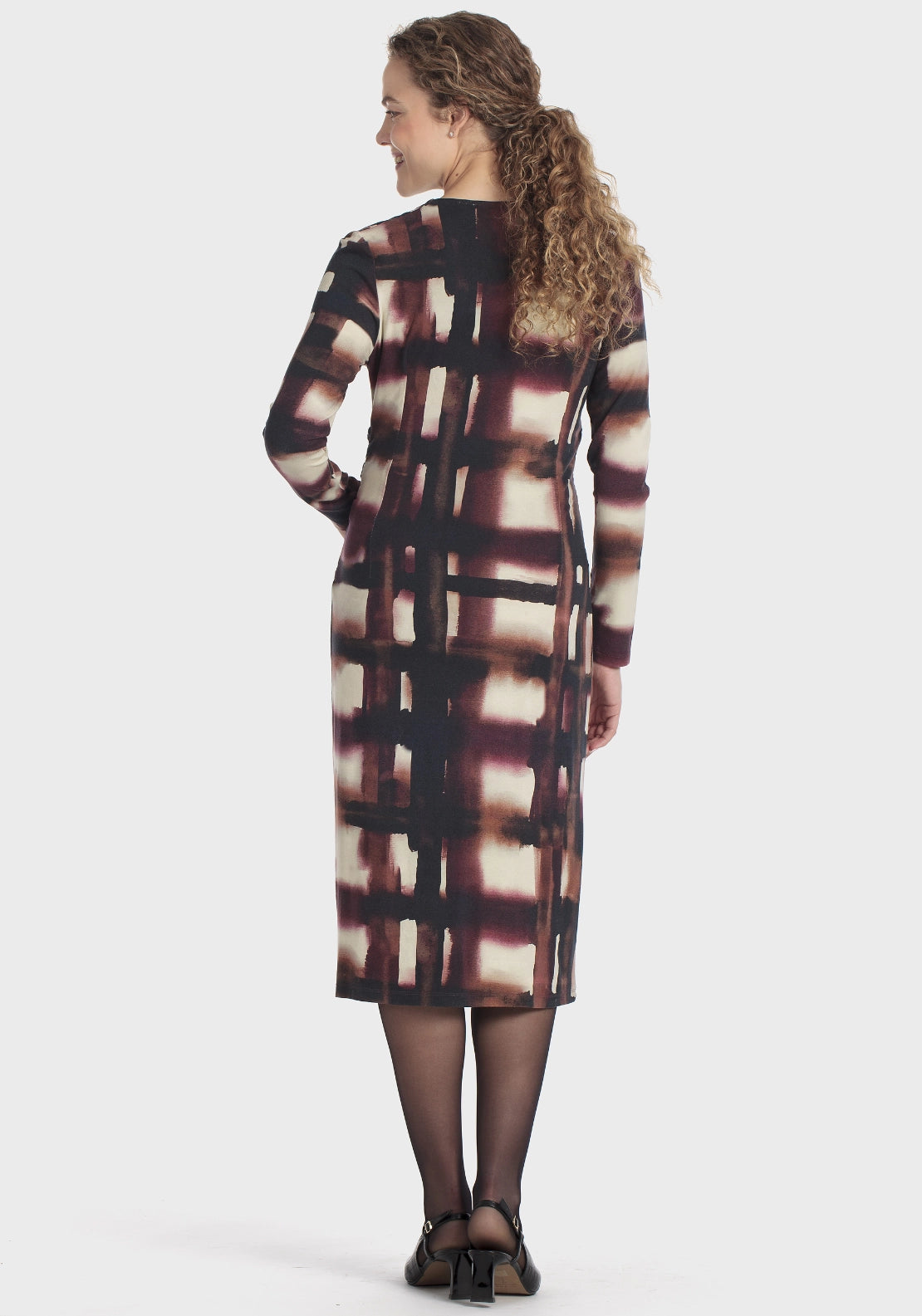 Printed Dress - Purple Mulberry