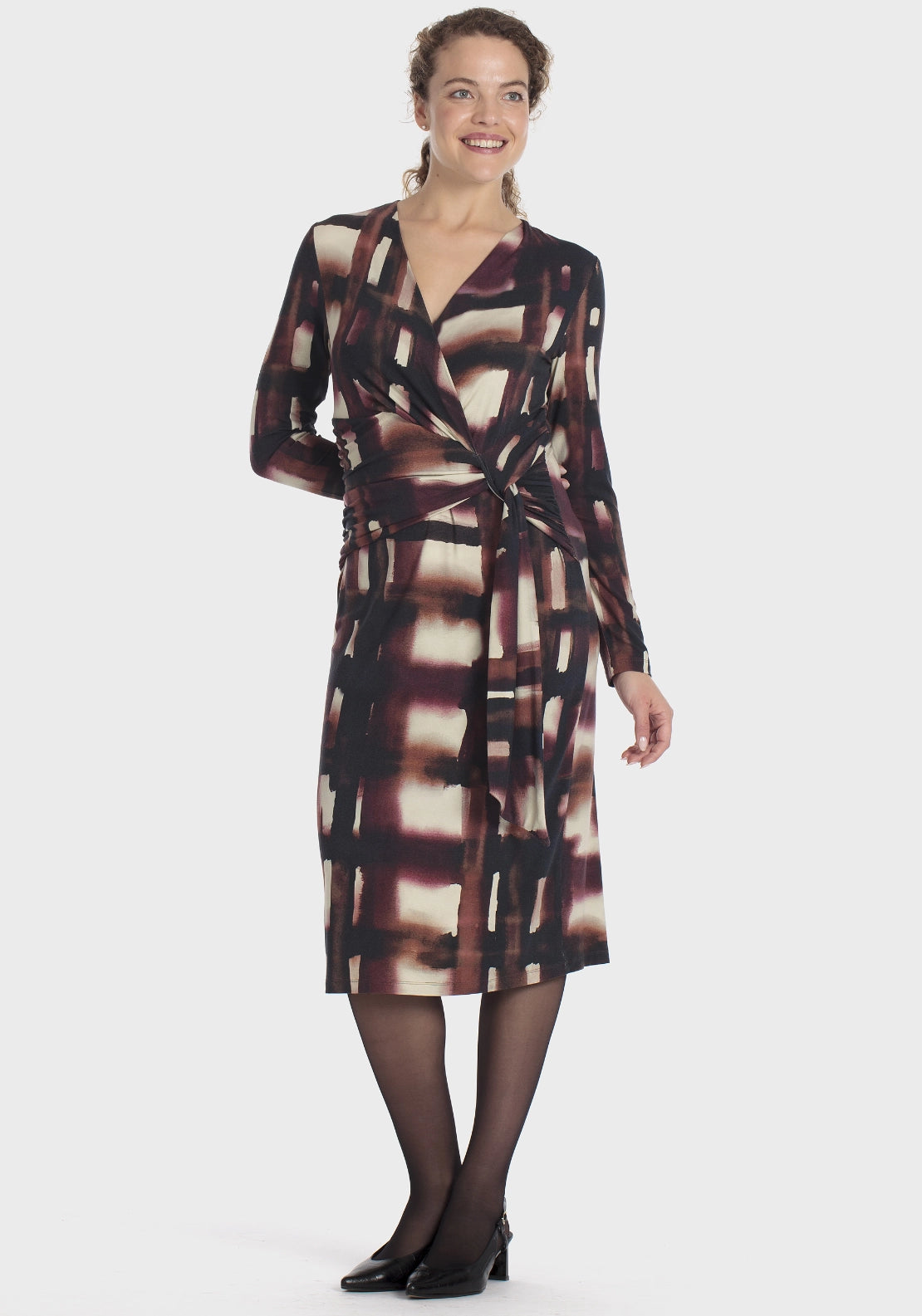 Printed Dress - Purple Mulberry