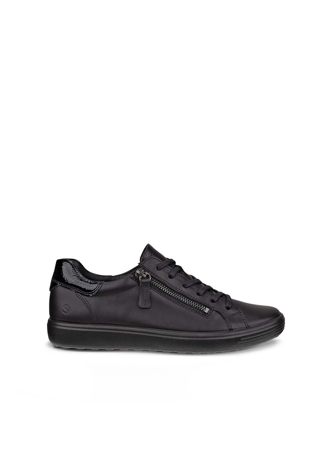 Ecco Soft 7 Casual Shoe - Black 1 Shaws Department Stores