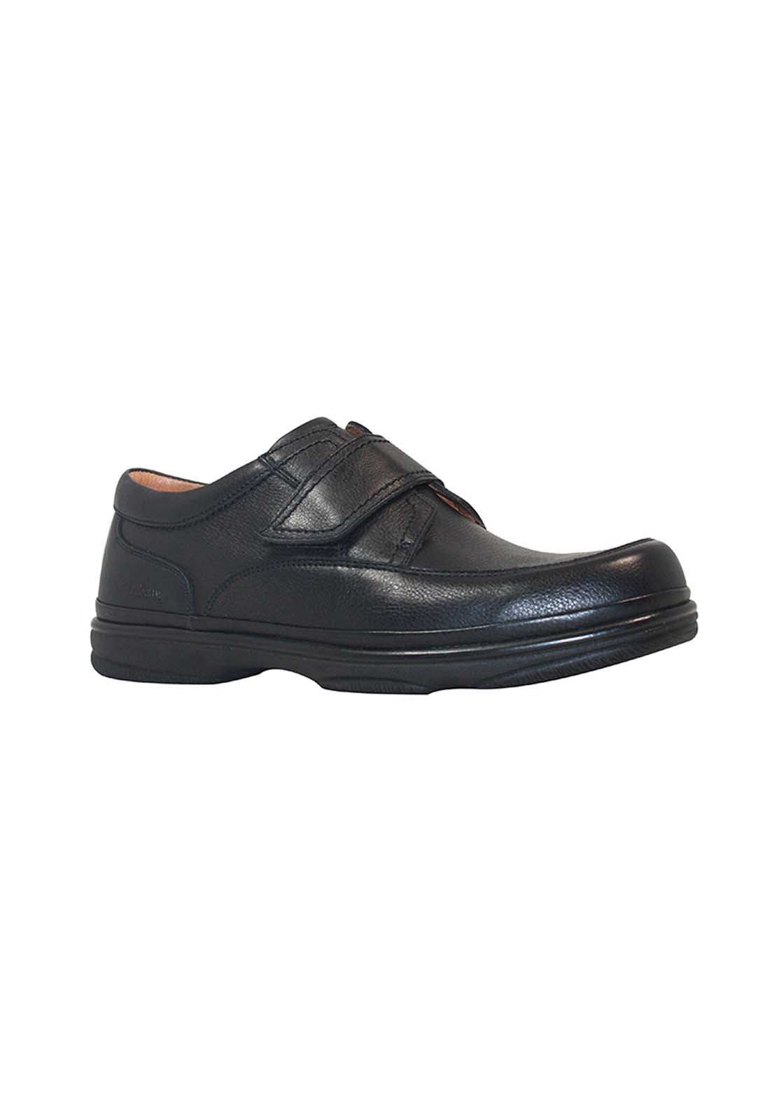 Dubarry Braston Velcro Shoe - Black 1 Shaws Department Stores