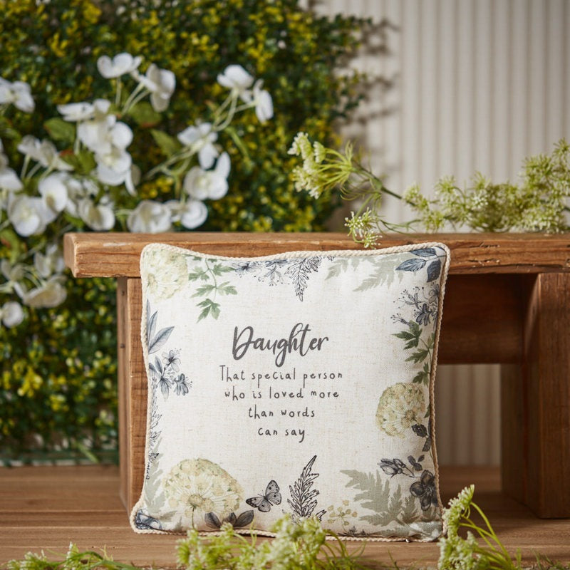 The Home Collection Spring Cottage Daughter Cushion - Green Dandelions 1 Shaws Department Stores