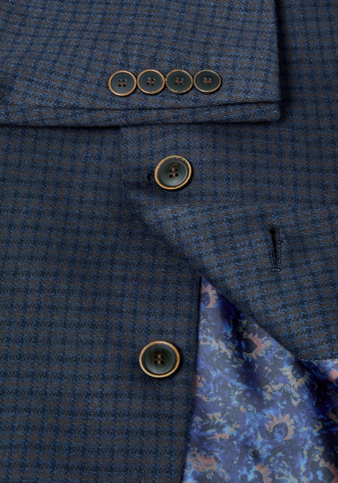 Check Sports Jacket - Navy
