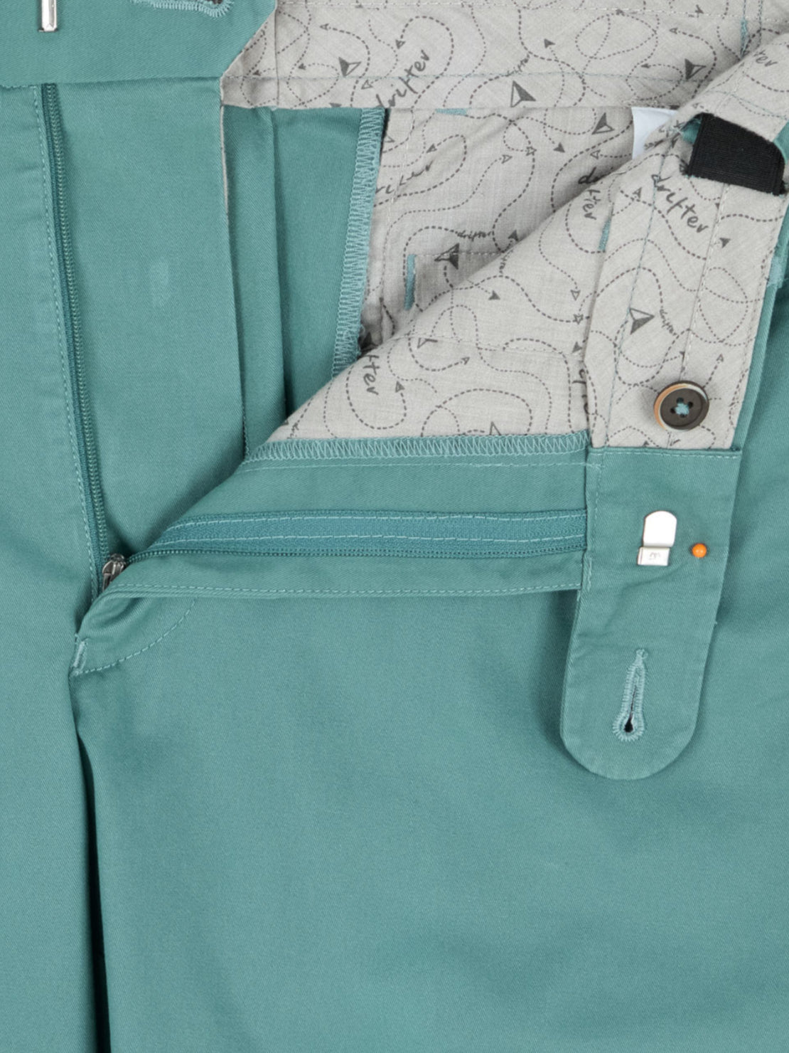 Drifter Driscoll Shorts With Elastane - Green 2 Shaws Department Stores