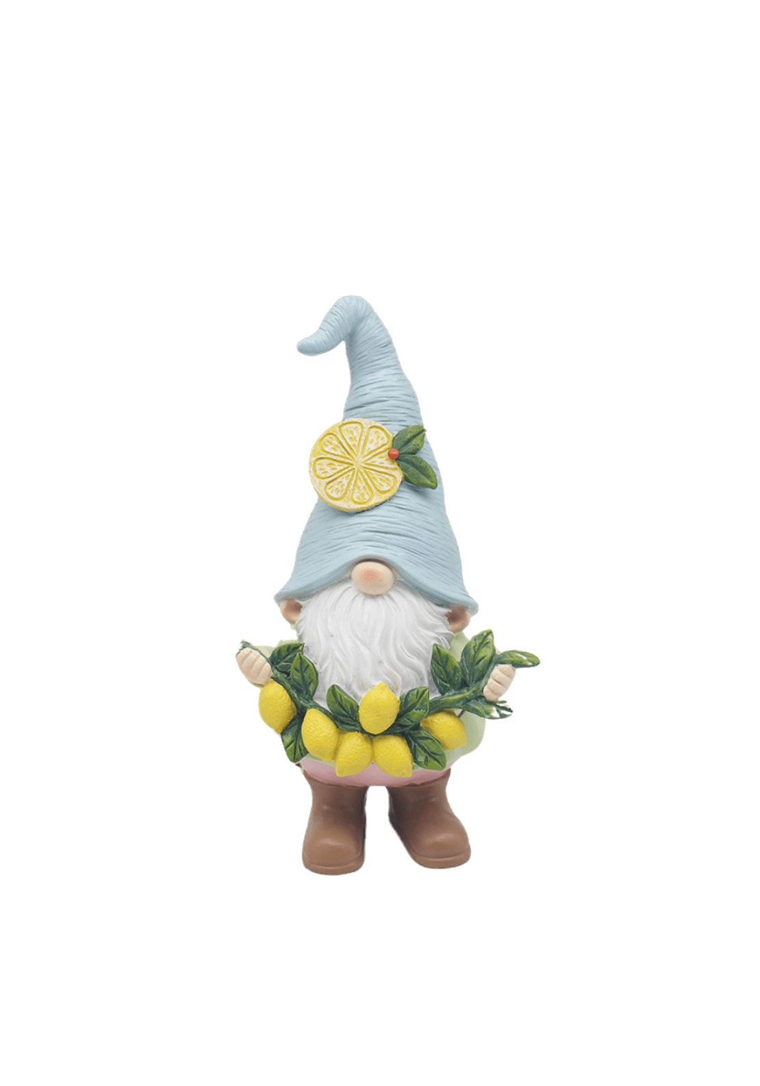 The Home Collection Lemon Garden Gnome - Blue Hat 2 Shaws Department Stores