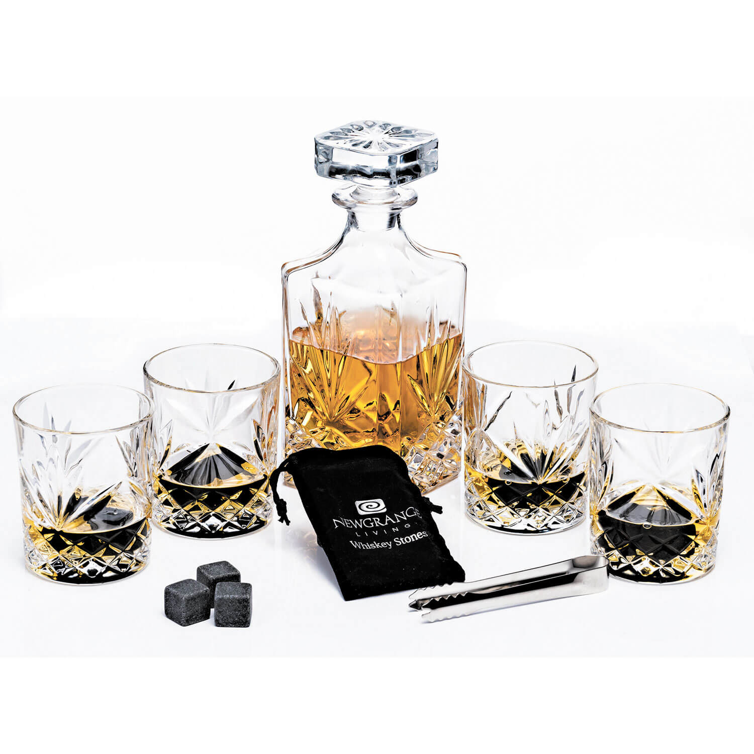 Newgrange Living Whiskey Decanter Set of 7 1 Shaws Department Stores