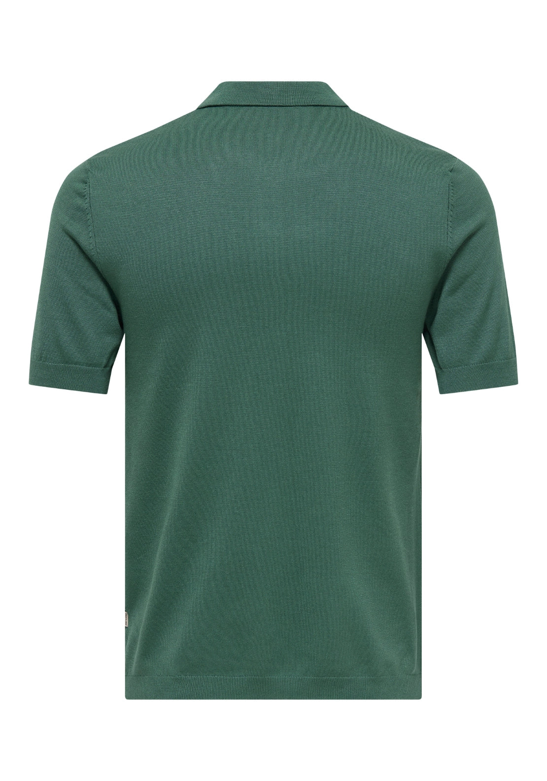 Onswyler Short Sleeve Knit Polo Shirt - Coffee Bean