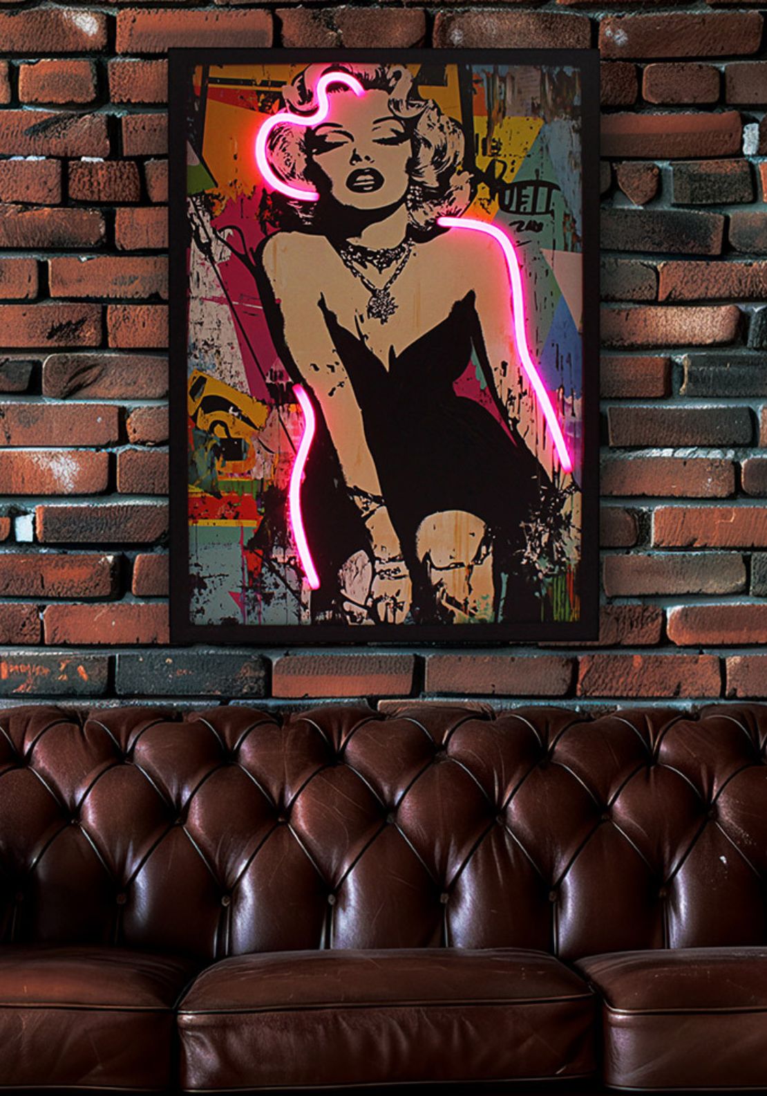 Wall Art Blonde Bombshell - Multi