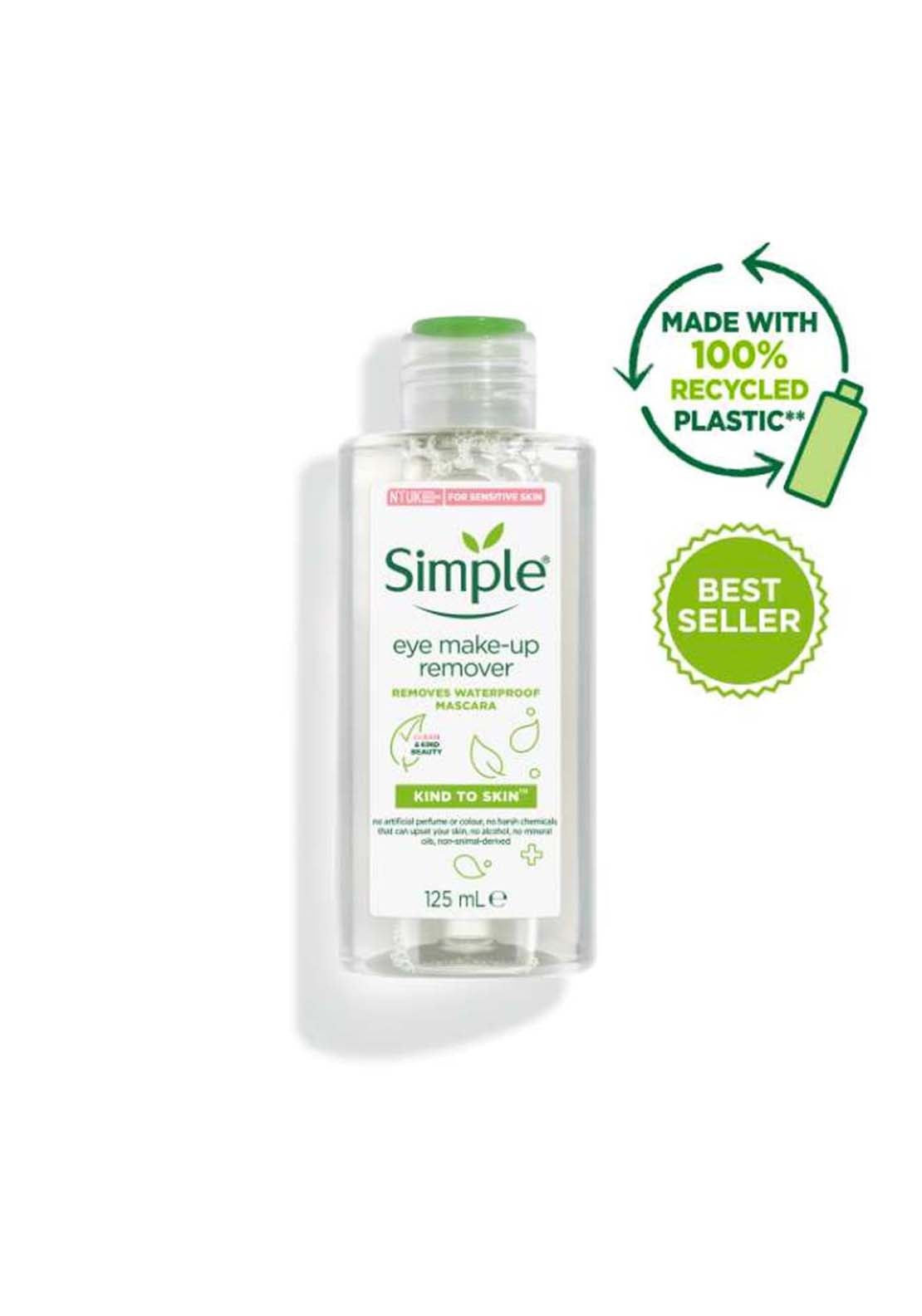 Simple Eye Make-Up Remover 125ml 1 Shaws Department Stores