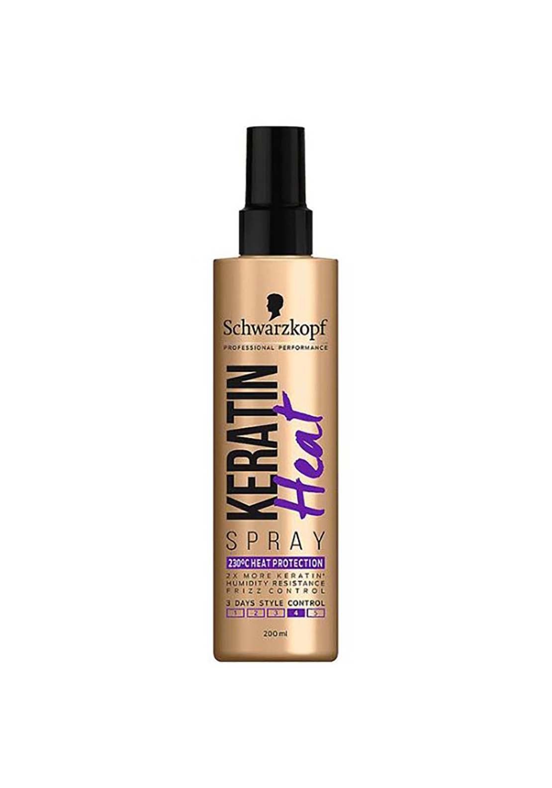 Schwarzkopf Keratin Heat Spray 200ml 1 Shaws Department Stores