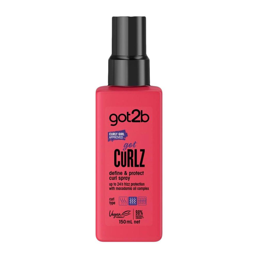 Schwarzkopf Got2B Curlz Define & Protect Spray 150ml 1 Shaws Department Stores