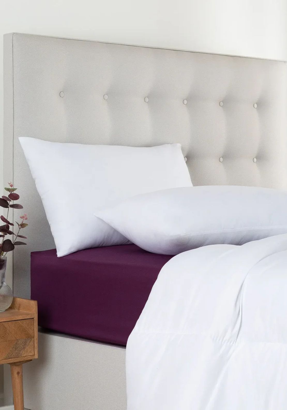 Slumberdown Sweet Dreams Pillow Pair - White 1 Shaws Department Stores