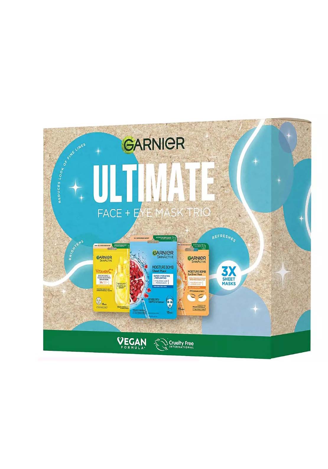 Garnier Ultimate Face & Eye Mask Trio Giftset 1 Shaws Department Stores