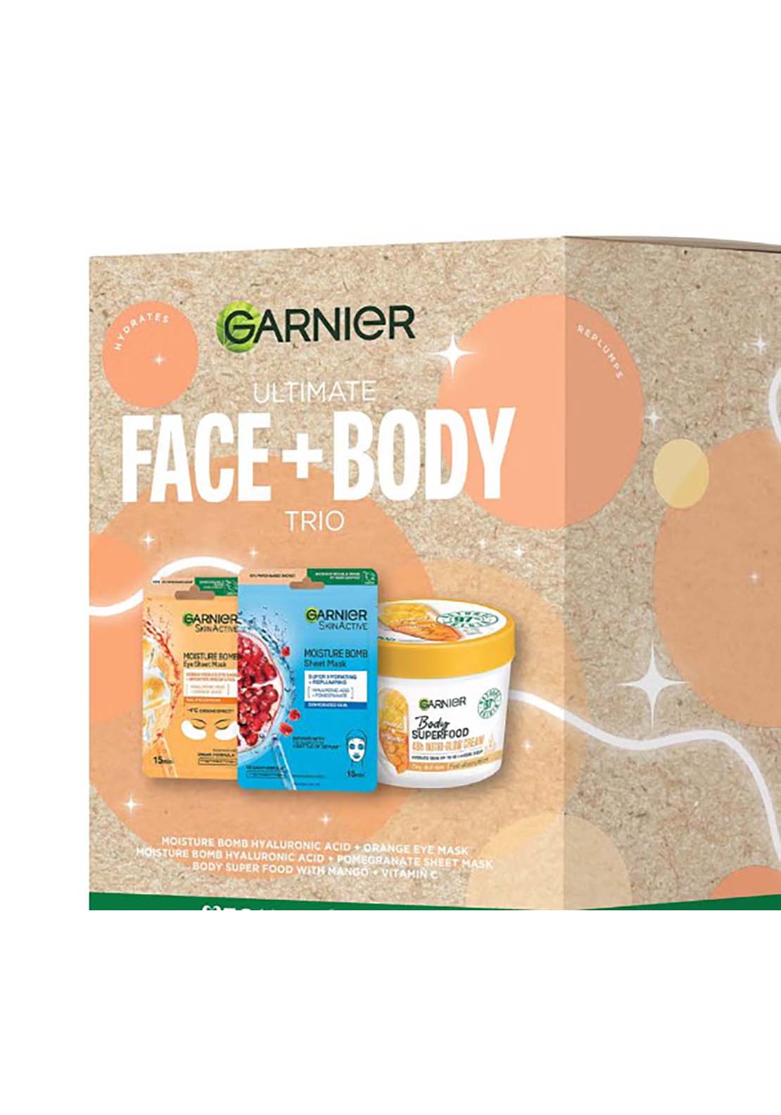 Garnier Ultimate Face And Body Trio Giftset 1 Shaws Department Stores