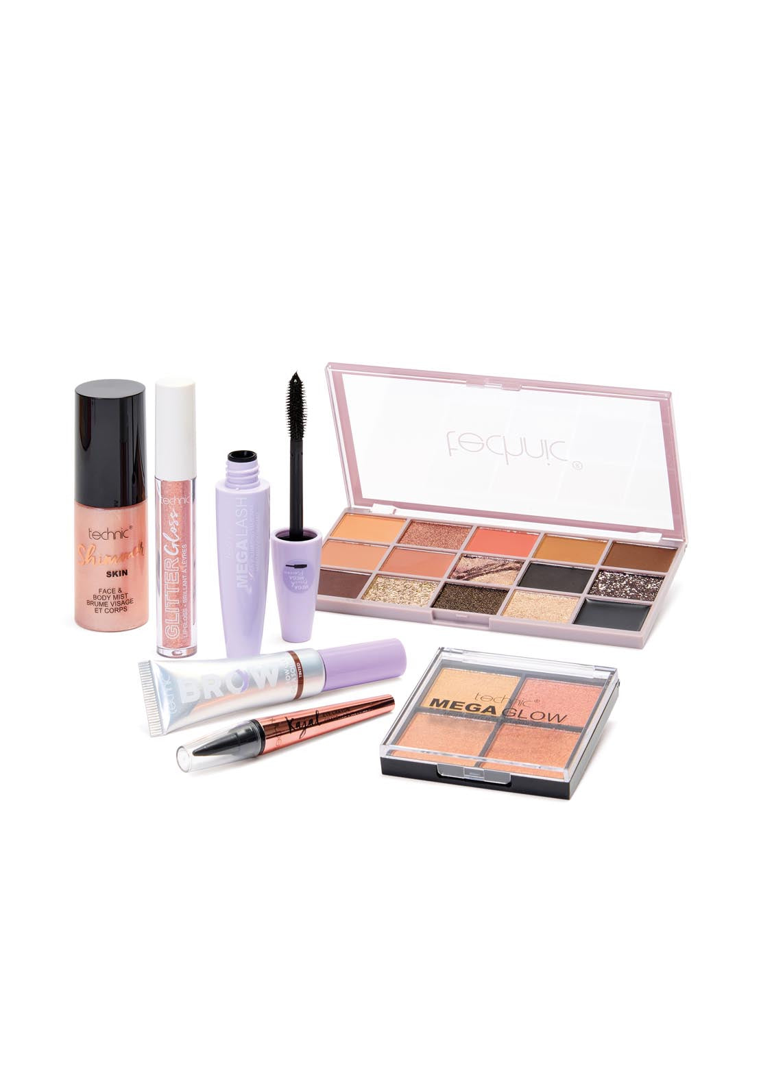 Make Up Smokey Quartz Gift Set of 7 - Multi