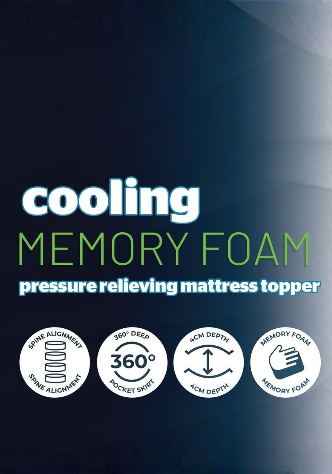 The Home Collection 4 Layer Cooling Mattress Topper 6 Shaws Department Stores