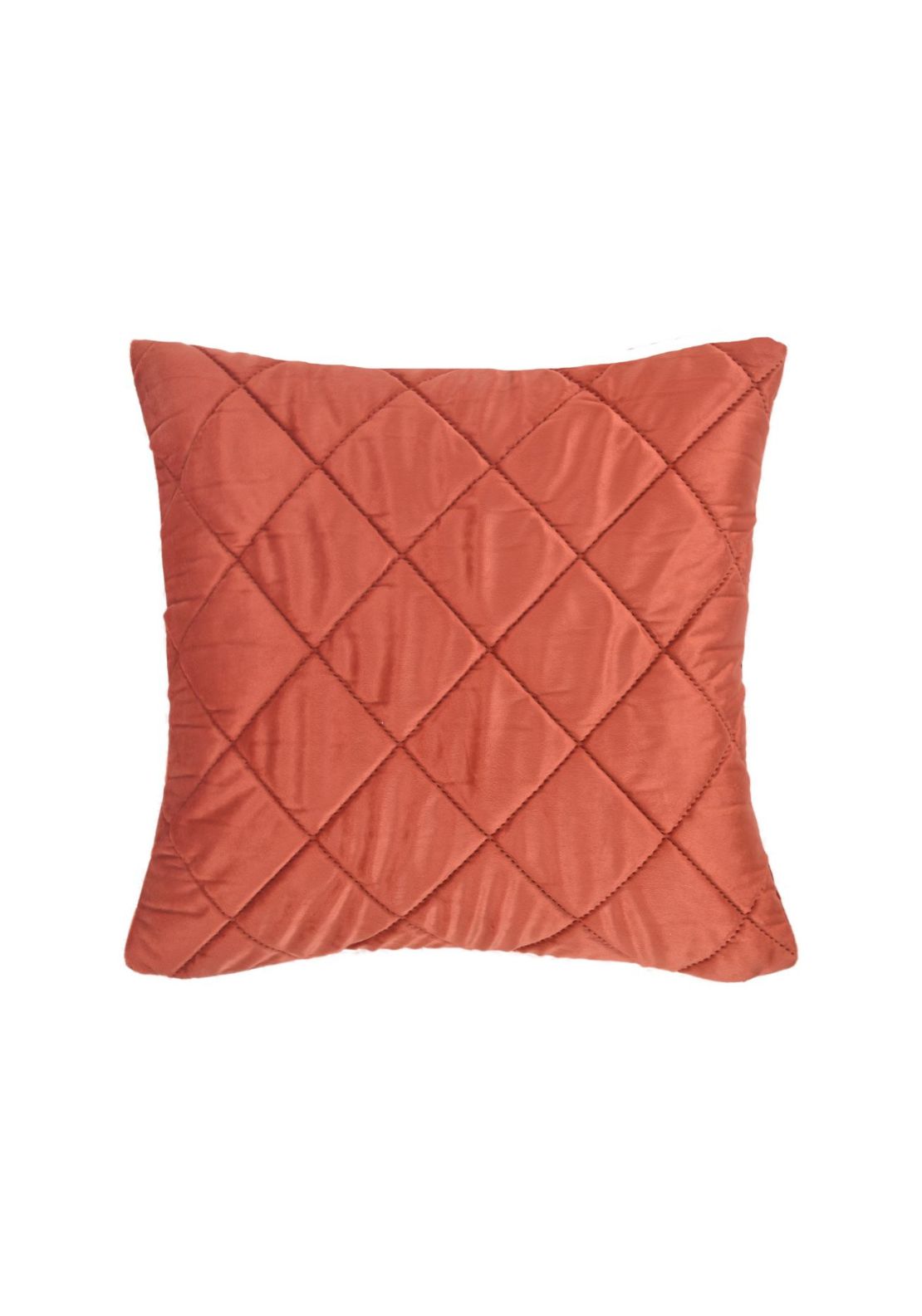 The Home Collection Velvet Pinsonic Cushion - Orange 3 Shaws Department Stores