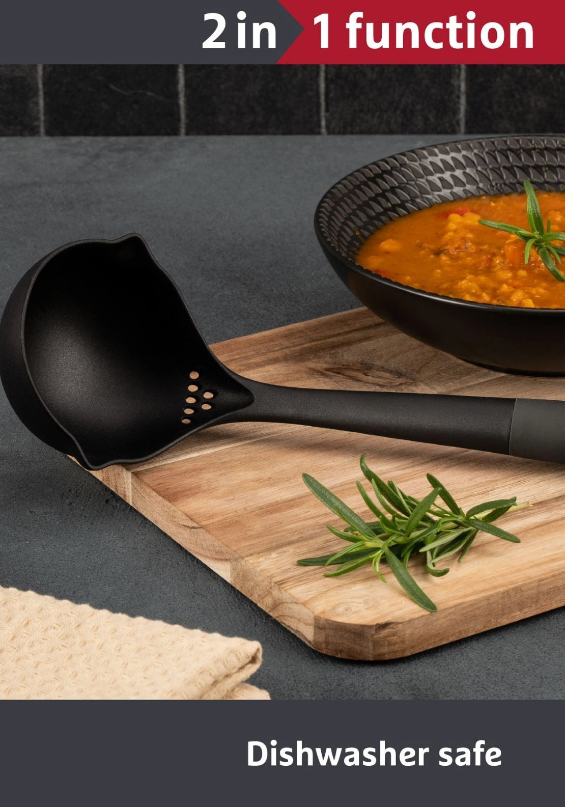 Prestige Tools & Gadgets Ladle - Black 3 Shaws Department Stores