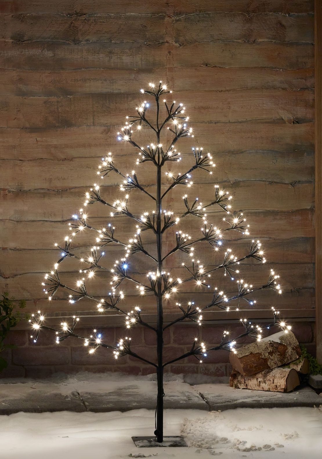 The Home Christmas Slimline LED Twinkling Tree - Multi 1 Shaws Department Stores