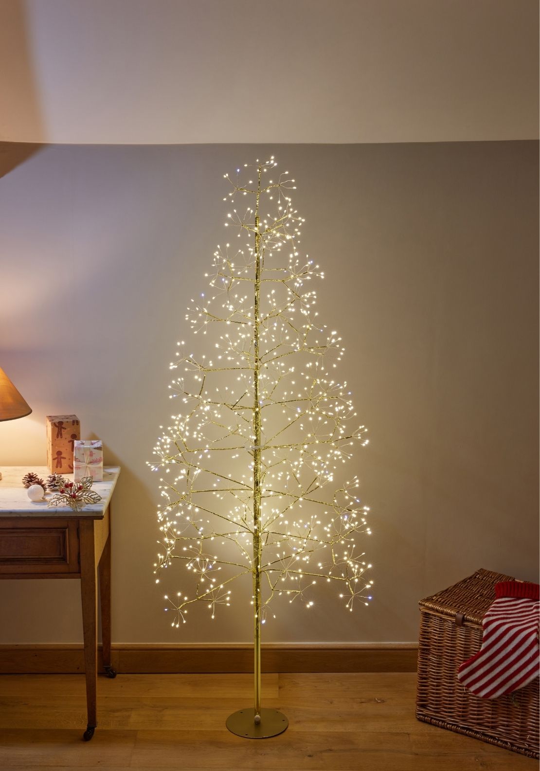 The Home Christmas Twinkling LED Tree 180cm - Gold 1 Shaws Department Stores