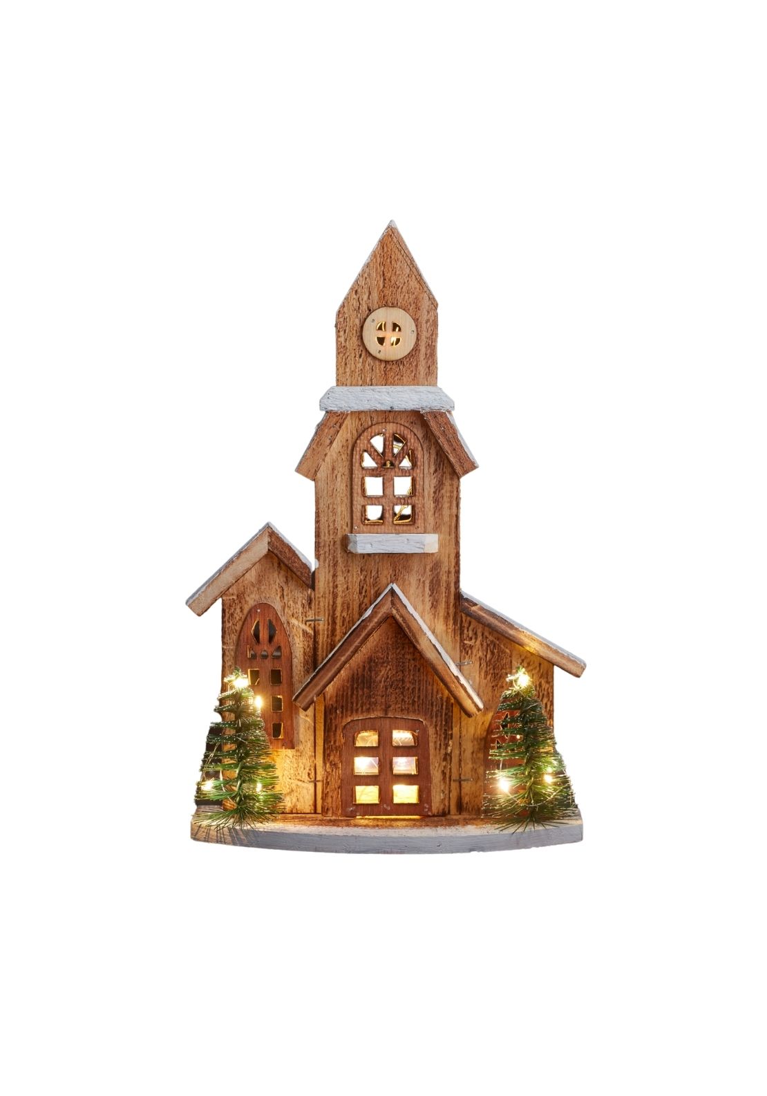 The Home Christmas LED Décorwood Inlit Church - Multi 1 Shaws Department Stores
