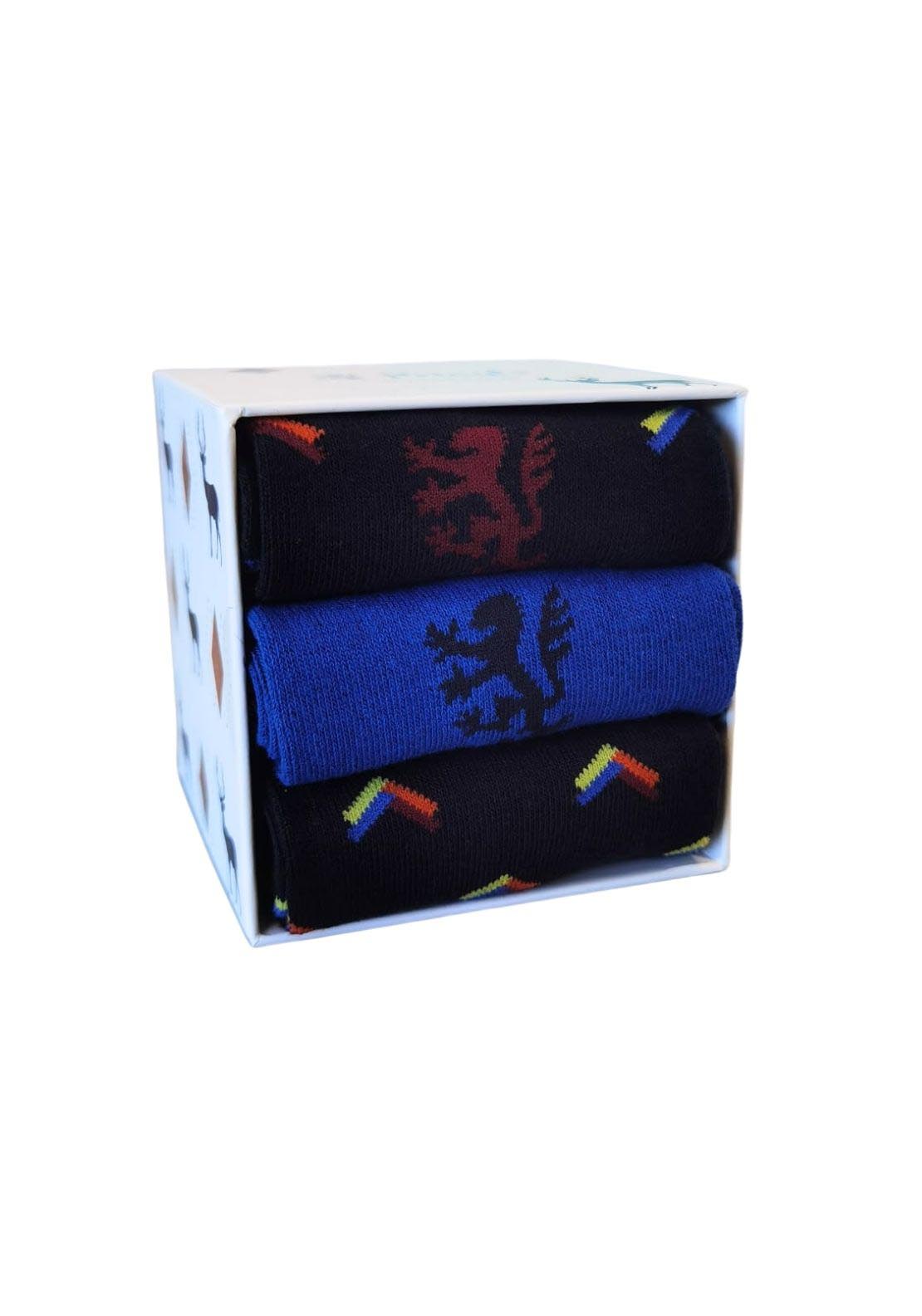 Pringle 3 Pack Boxed Socks - Multi 1 Shaws Department Stores