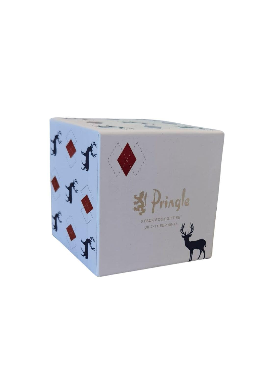 Pringle 3 Pack Boxed Socks - Multi 2 Shaws Department Stores