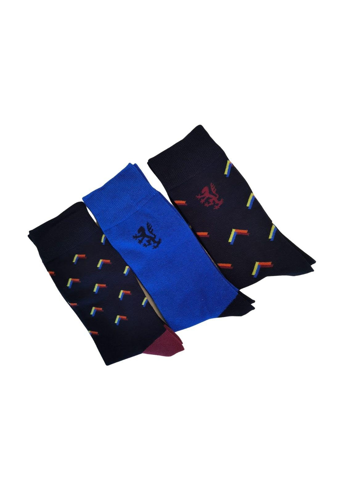 Pringle 3 Pack Boxed Socks - Multi 3 Shaws Department Stores