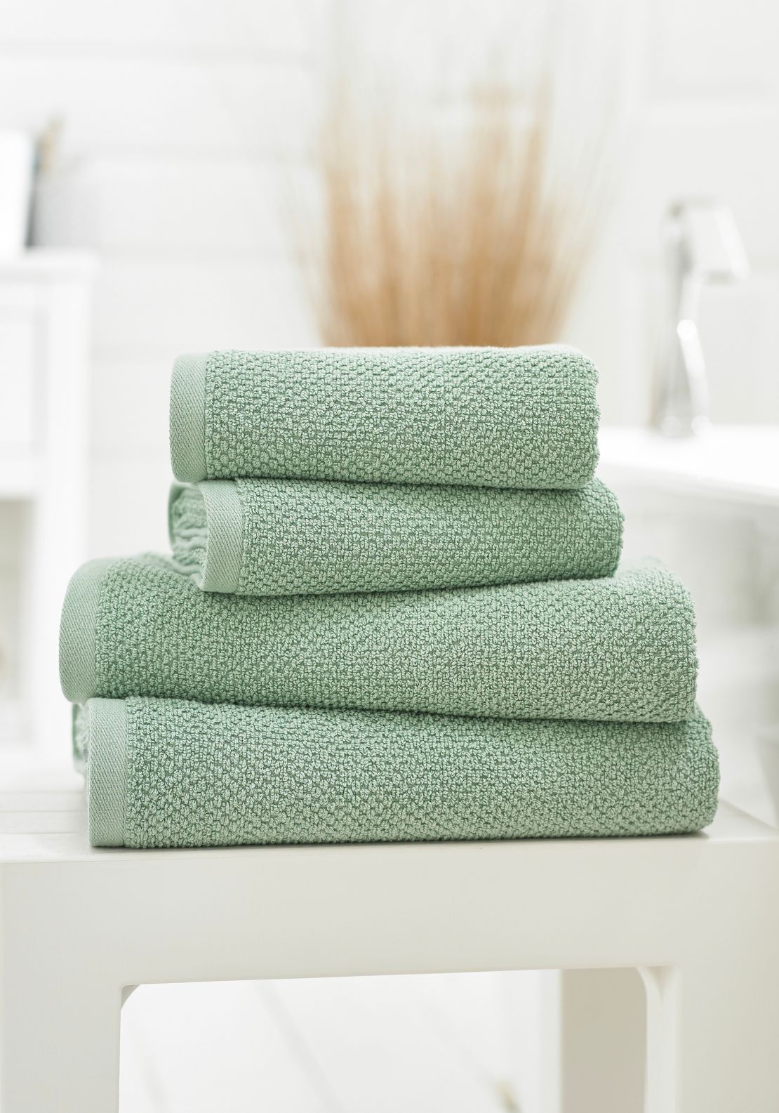 Deyongs Riverdale Bath Sheet - Green 1 Shaws Department Stores