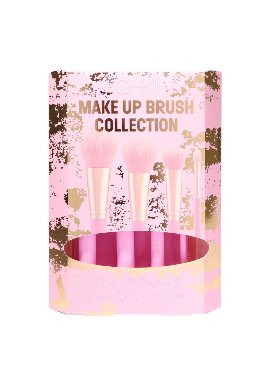 Q-ki Make Up Brush Collection Set of 4 - Multi 1 Shaws Department Stores