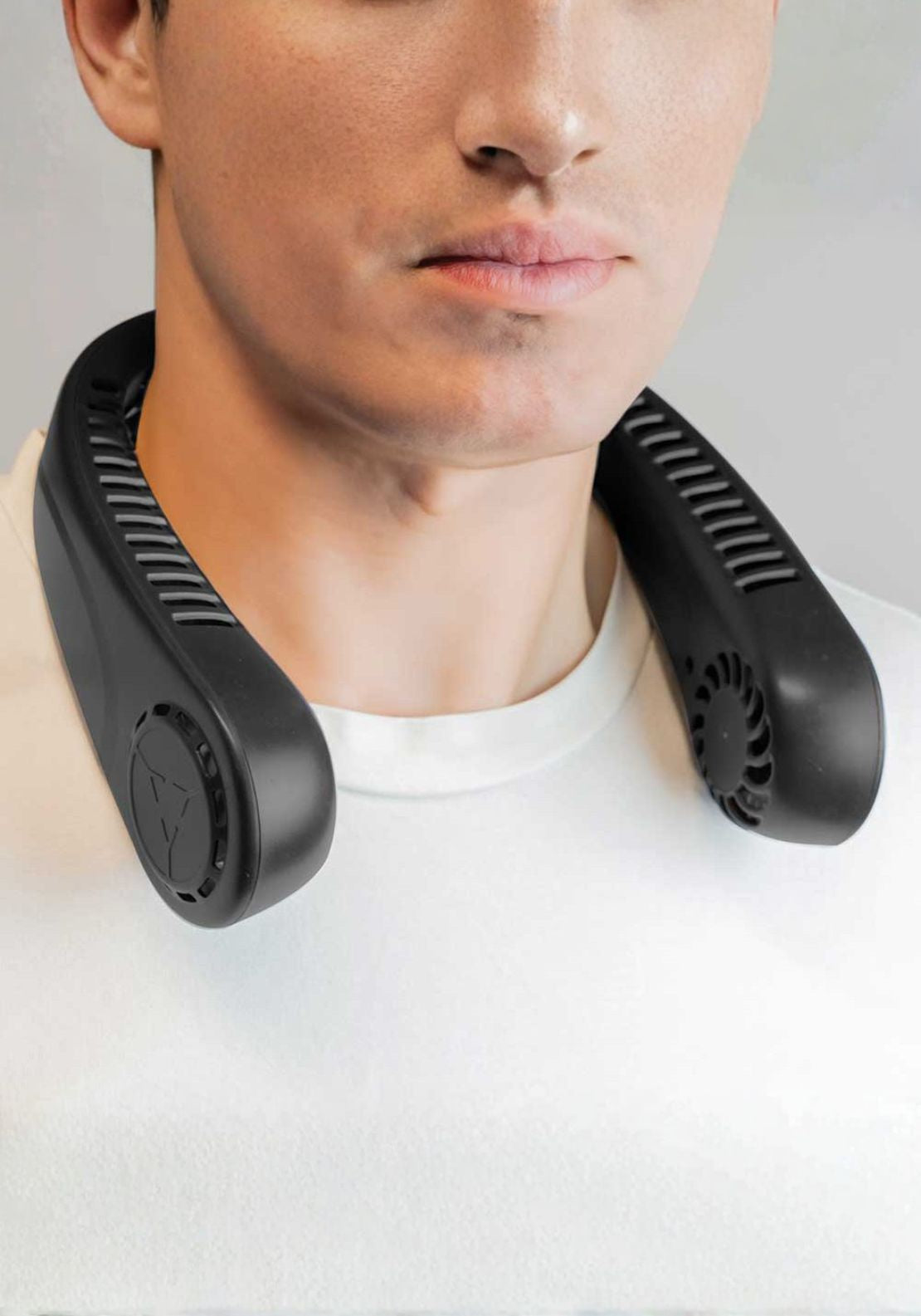 The Home Collection Bladeless Neck Fan Black - Black 1 Shaws Department Stores