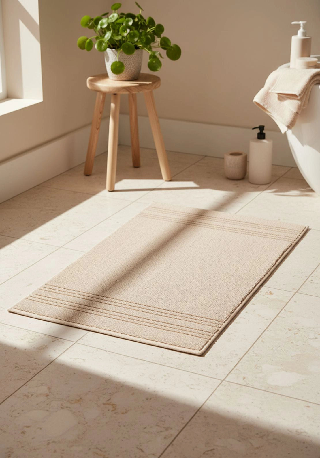 100% Cotton Serene Bathroom Towel - Grey