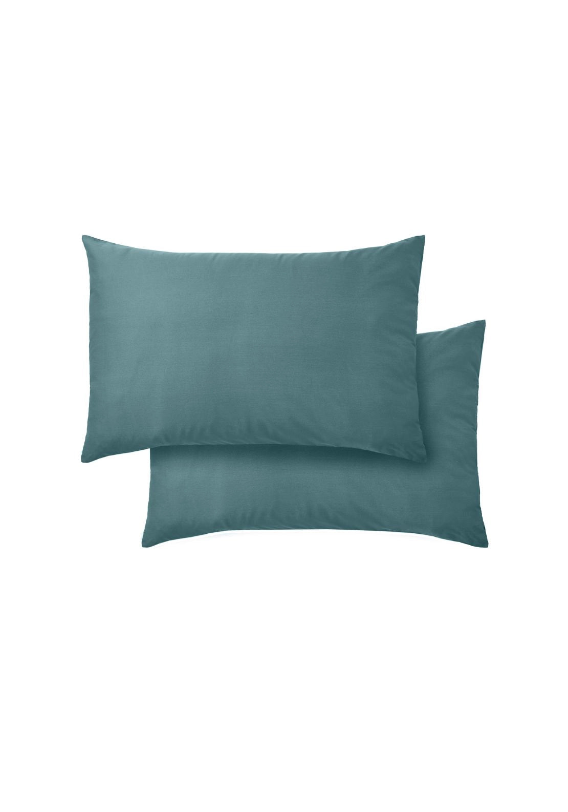 100% Cotton Sateen 400 Thread Count Standard Pillowcase Pair - Green