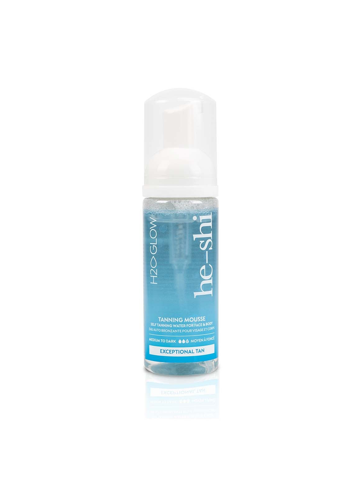 He-shi H20 Glow Tan Mousse Clear 1 Shaws Department Stores