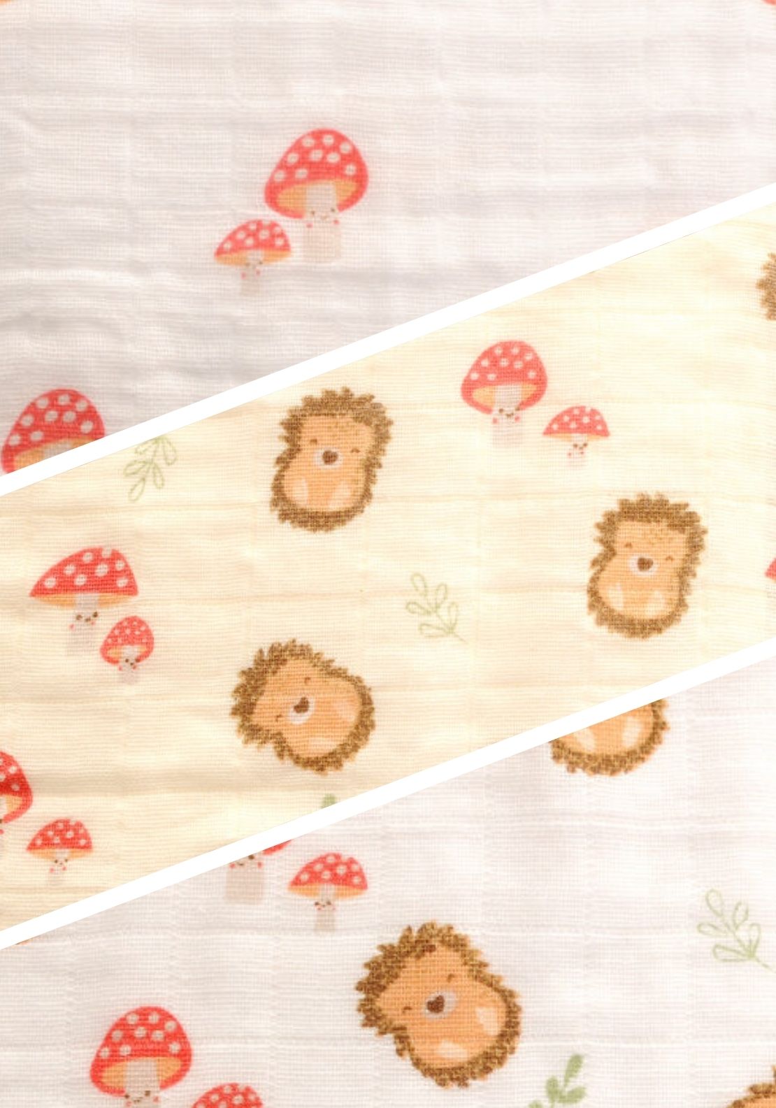Muslin Cloths 3 Pack - Multicolour