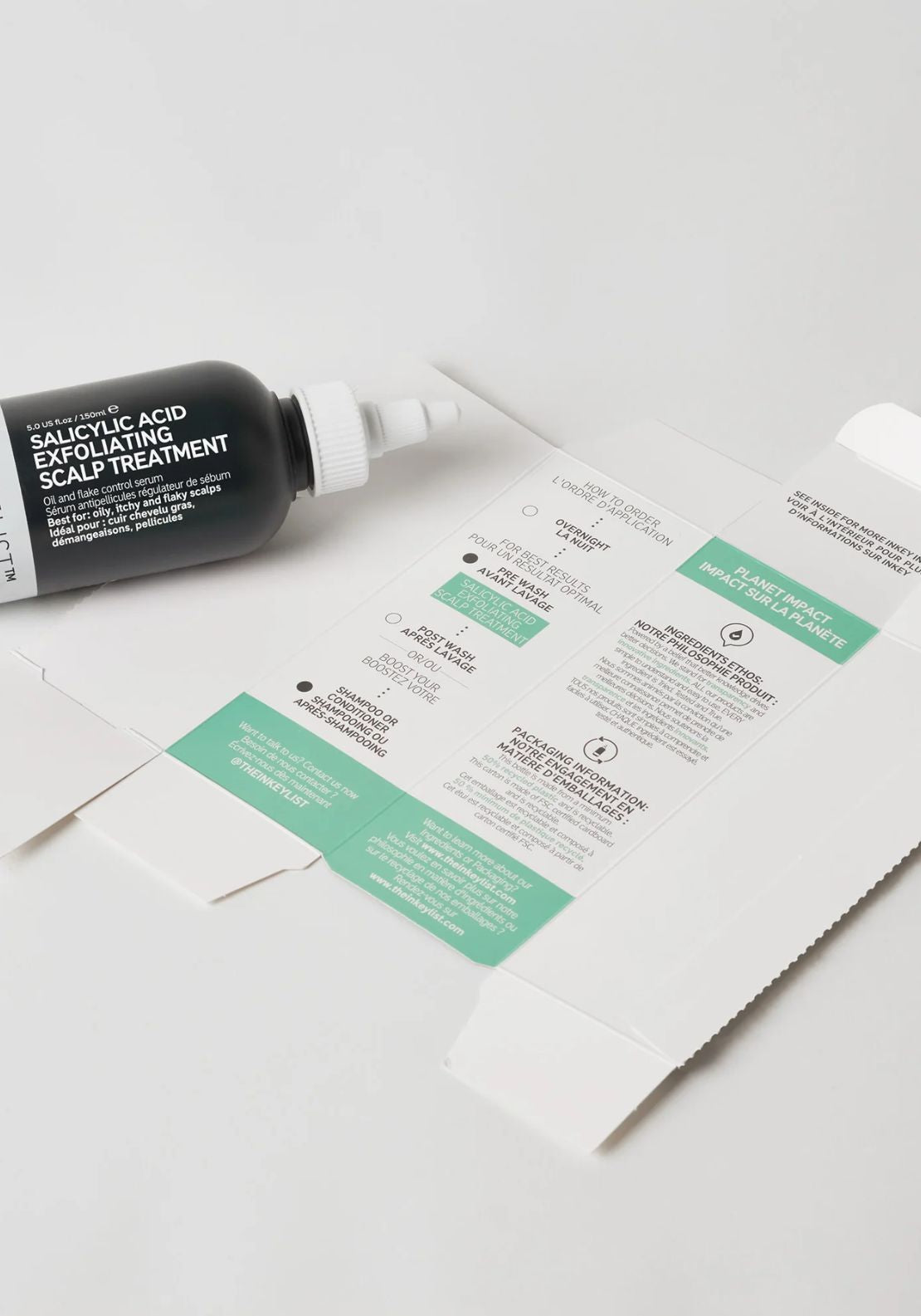 The Inkey List Salicylic Acid Exfoliating Scalp Treatment 150ml 11 Shaws Department Stores
