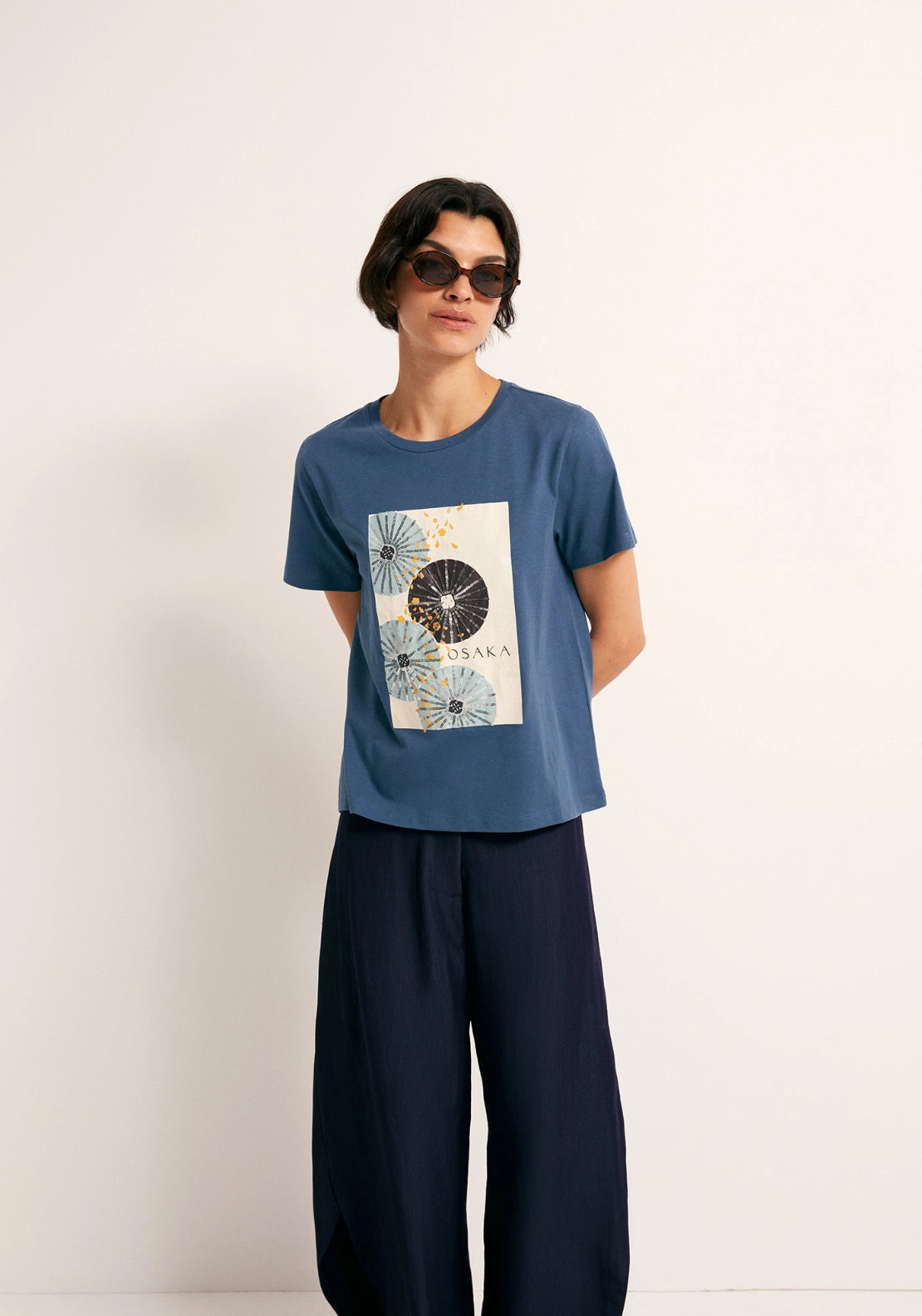 Sequin T-Shirt - Blue