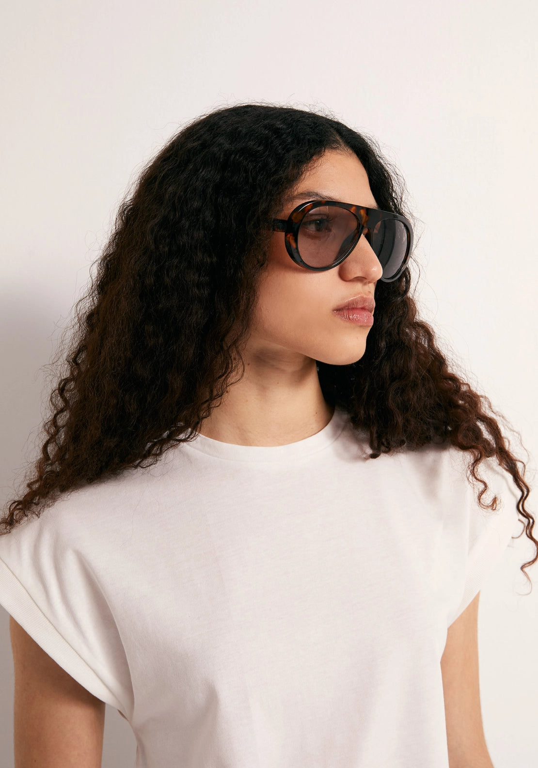 Solid-Colour Essential T-Shirt - White