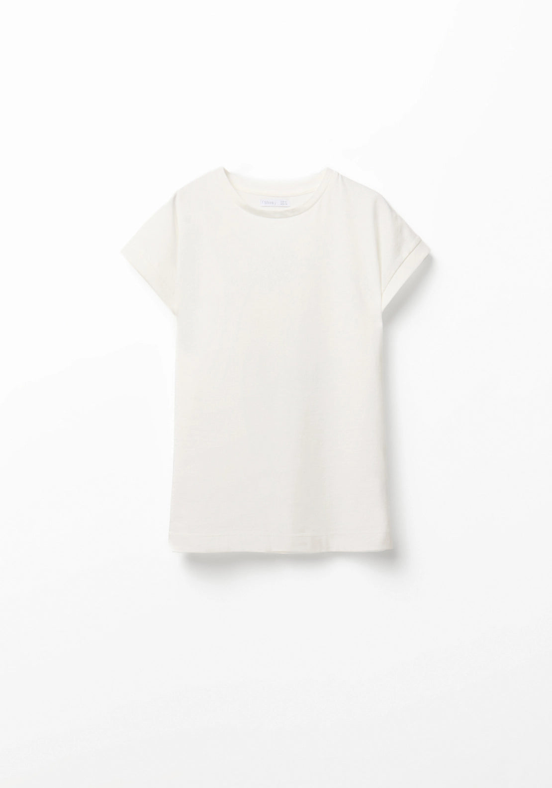 Solid-Colour Essential T-Shirt - White