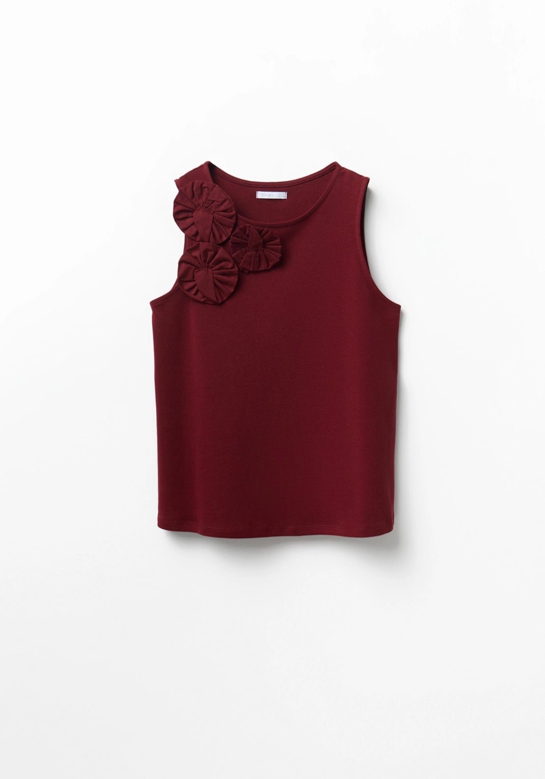 Floral Detail Top - Red