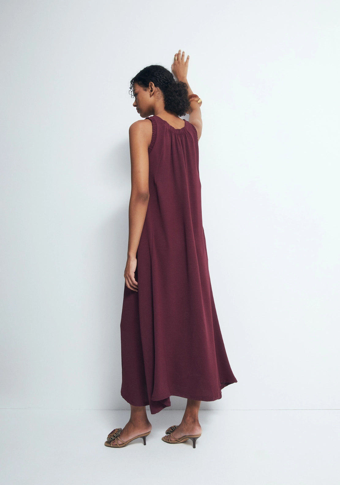 Loose-Fit Dress - Red