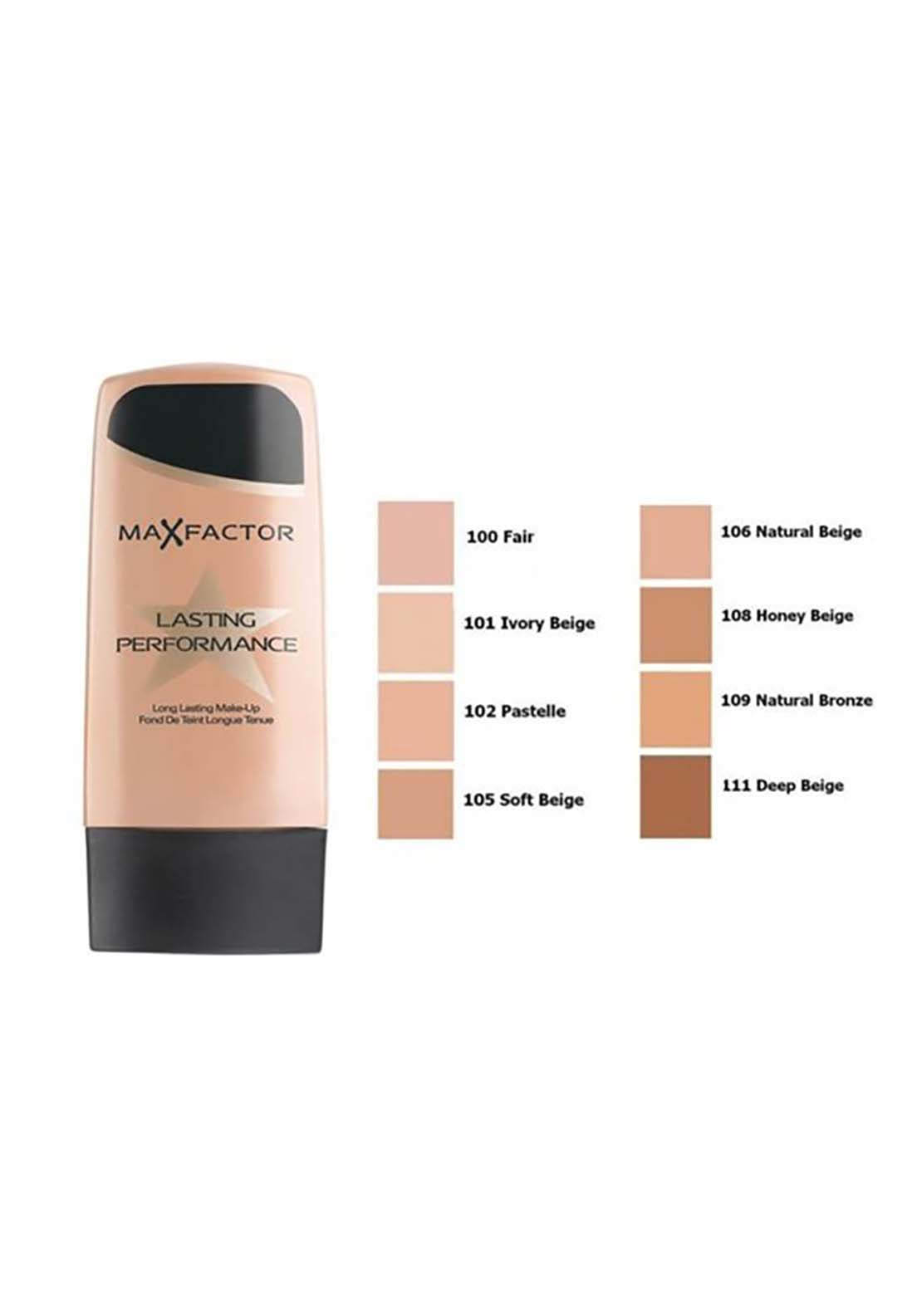 Max Factor Lasting Performance Make Up No 102 Pastelle 1 Shaws Department Stores