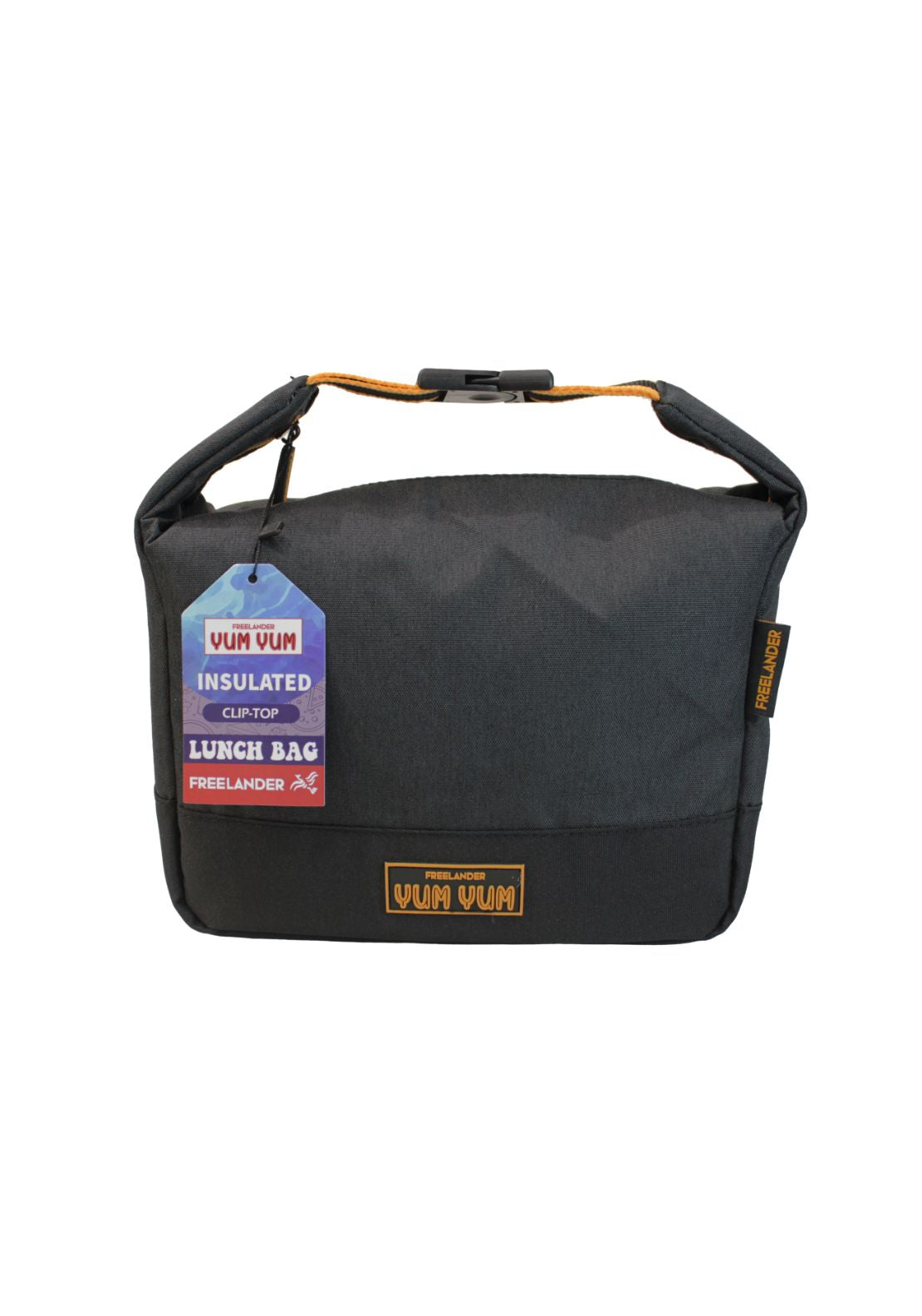 Freelander Clip Top Lunch Bag - Black 1 Shaws Department Stores
