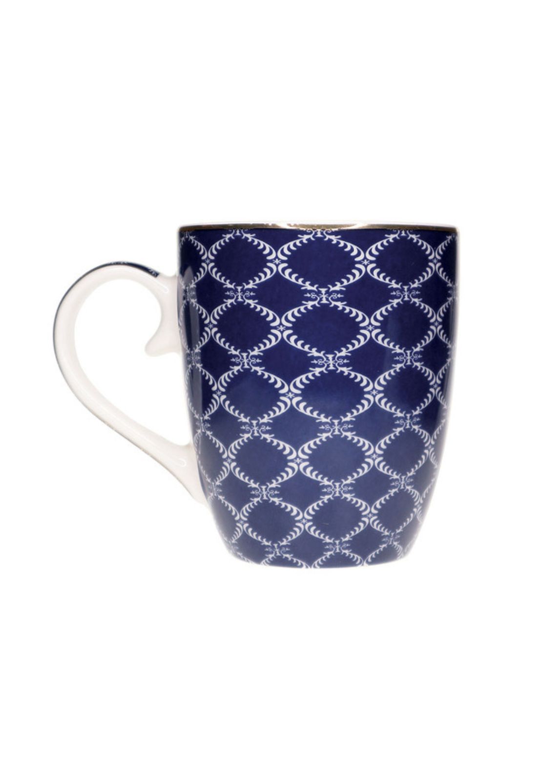 Tipperary Crystal Set of 6 Mugs Net & Rainbow - Blue Stripe 2 Shaws Department Stores