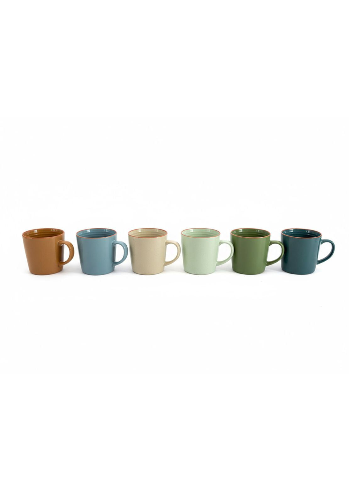 Artisan Mugs Set of 6 - Multi